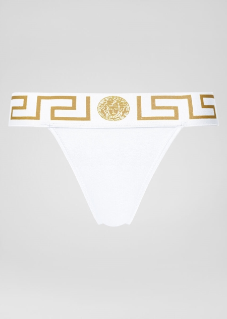 Versace Greca Border Stringtrosa Dam - 729183FOD